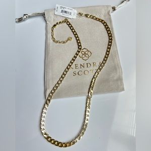 Kendra Scott Ronnie link necklace in gold